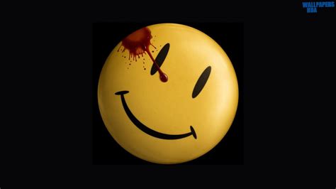 Hda Watchmen Smiley Wallpaper 1600x900 Watchmen Smiley