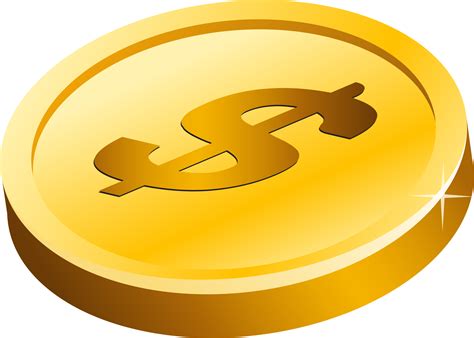 Download Coin Dollar Transparent Gold Png File Hd Hq Png Image Freepngimg