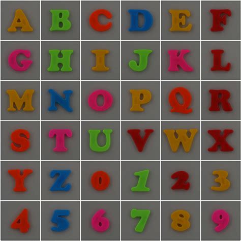 Play And Learn Magnetic Alphabet And Numbers A B C D E F G H I Flickr