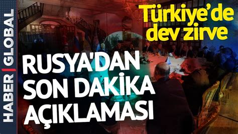 DÜNYA TÜRKİYE YE KİLİTLENMİŞTİ Rusya dan Son Dakika Türkiye Açıklaması