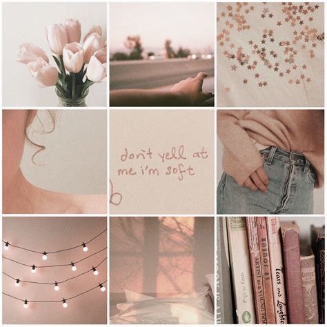 Aesthetic Mood Board Soft Soft Aesthetic Moodboard Rose Gold