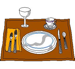 Art de la table dessin / assiette, serviette, etc., qu'on sert pour chaque personne. MADAME TRUC: 10 oct. 2011