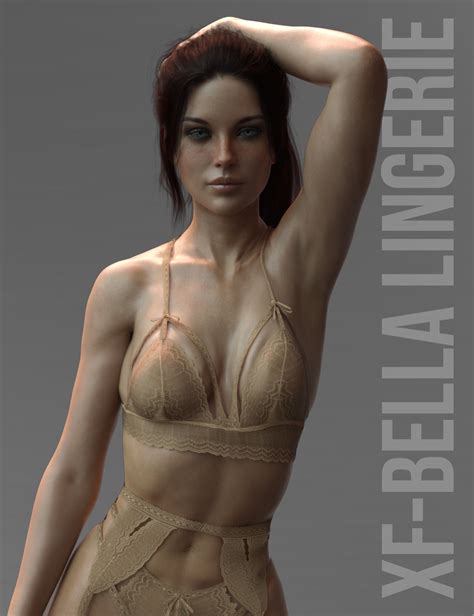 x fashion bella lingerie genesis 8 females 3d figure assets xtrart 3d