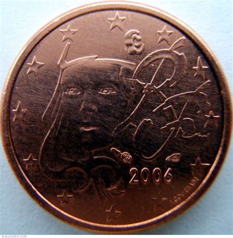 Coin Of 1 Euro Cent 2006 From France Id 2231