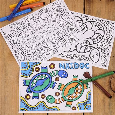 Naidoc Week Colouring In Pages Printable