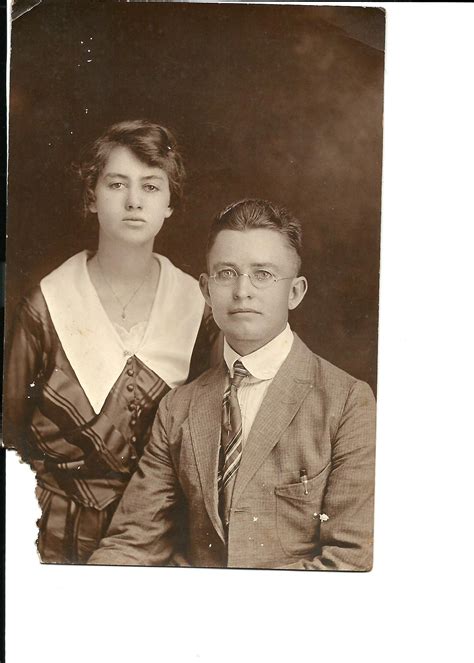 Verne Glazener and Eva Lambert married before 1920. | Wedding photos