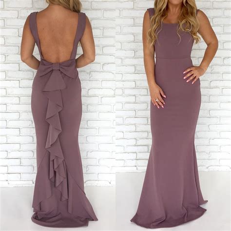 Pin By Haylee Shook On Wedding Mauve Bridesmaid Dress Long Muave