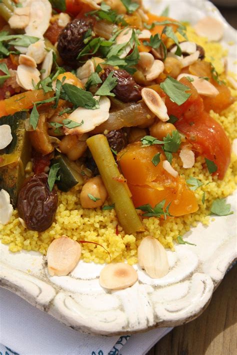 This couscous is a quick cooking pasta seasoned with chives and saffron, making it a delicious side dish or a savory addition to your favorite casserole recipes. Moroccan 7 Vegetable Couscous with Saffron and Moscatel ...