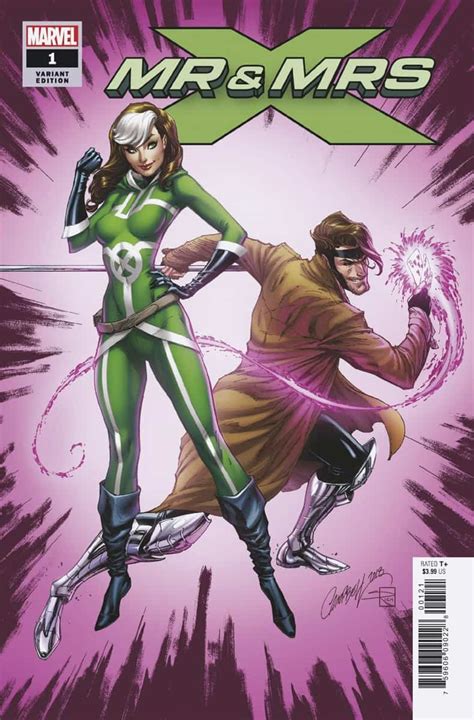 Marvel Comics Universe And Mr And Mrs X 1 Spoilers Gambit And Rogue On An
