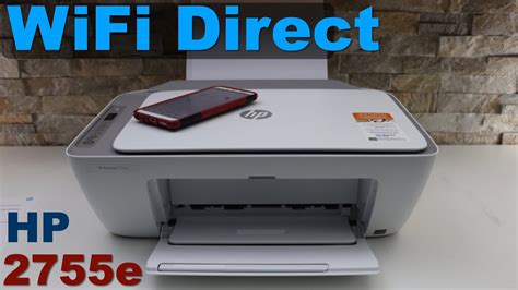 Hp Deskjet 2755e Wifi Direct Setup Printing And Scanning Review Youtube