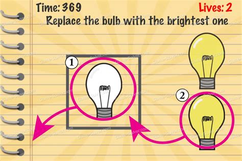 Impossible Test Replace The Bulb With The Brightest One Game Solver