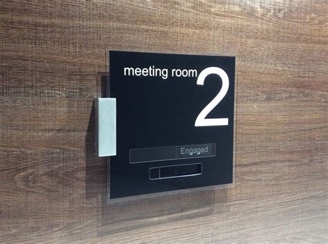 Top Notch Meeting Room Sliding Door Signs Vacant