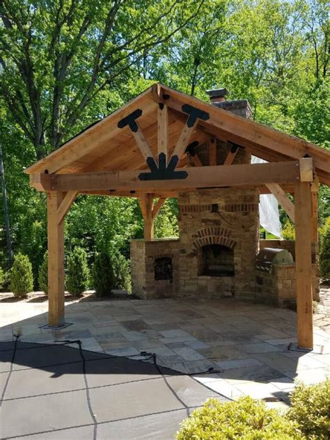 Outdoor Gazebo Plans With Fireplace I Am Chris