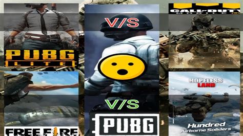 Free fire came out a year earlier in the future, the impact of the mobile games on the computer entertainment will only continue to the list goes on, with starladder having been already involved in the pubg mobile event, and. Comparison between PUBG With other Games l PUBG VS FREE ...