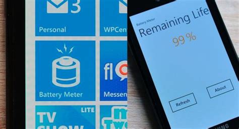 Battery Meter For Windows Phone 75 ~ All Mobile Application