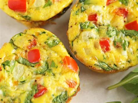 Healthy Recipes Veggie Egg White Muffins Recipe