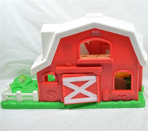 Fisher Price Little People Farm Barn Set W Sound Farmer And Many