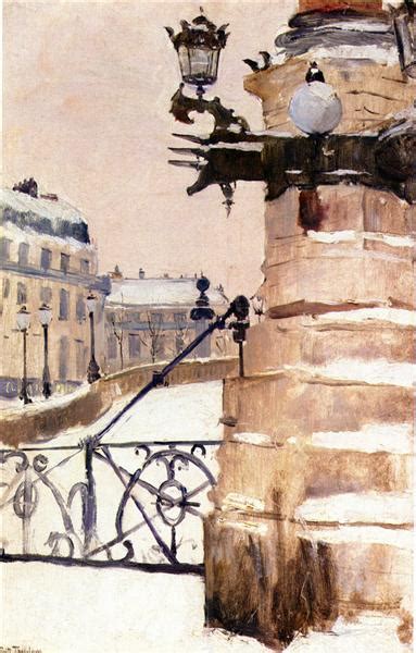 Winter In Paris Frits Thaulow