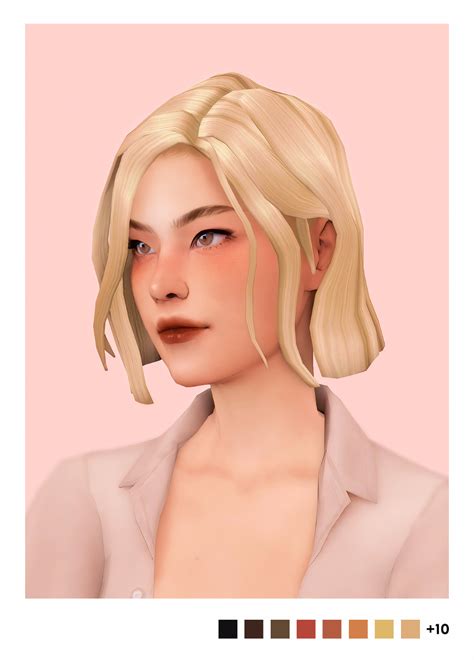 Sims 4 Short Hair Cc Maxis Match 2024 Hairstyles Ideas