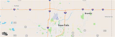 Map Of Sioux Falls Sd