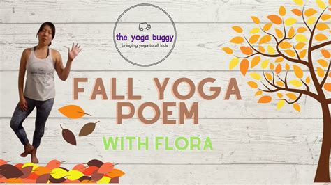 Fall Yoga For Kids Super Fun Autumn Theme Kids Balancing Poses Youtube