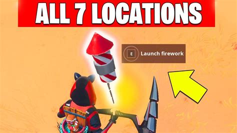 Our fortnite fireworks locations guide details where to find every firework to help you complete this week 4, season 7 challenge. LAUNCH FIREWORKS - SEASON 7 WEEK 4 CHALLENGES GUIDE - Fortnite - YouTube
