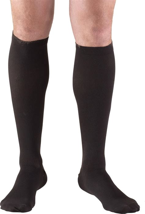 truform compression socks 30 40 mmhg men s dress socks knee high over calf length