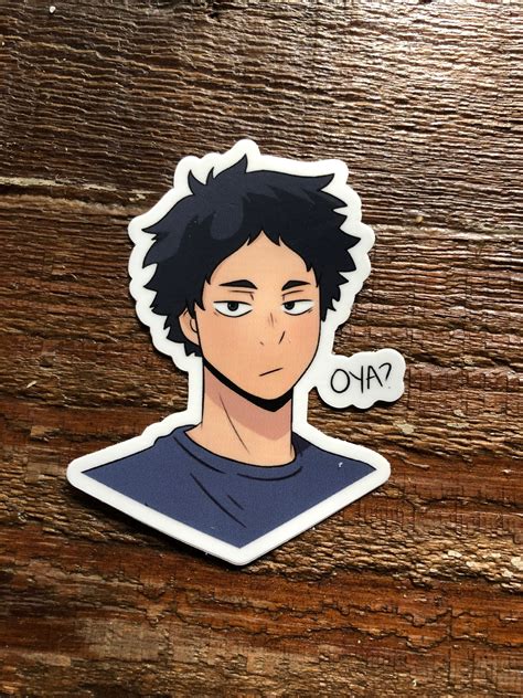 Bokuto Akaashi Kuroo Oya Vinyl Stickers 3 Haikyuu Etsy