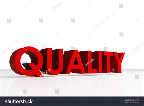 Quality Word 3d Letter High Resolution Stock Photo 63994750 Shutterstock