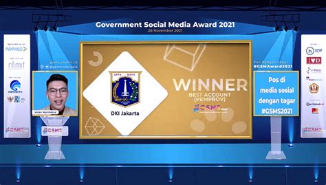 Pemprov Dki Jakarta Raih Tiga Penghargaan Di Government Social Media