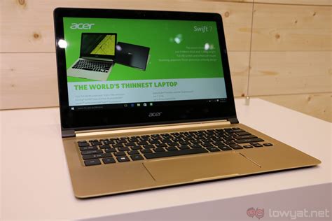 The laptop is protected with windows® hello fingerprint identify your acer product and we will provide you with downloads, support articles and other online support resources that will help you get the. The Ultra Thin Acer Swift 7 Coming To Malaysia For RM ...