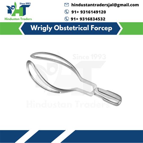 Stainless Steel Wrigley Obstetrical Forceps For Gynecology Disposable