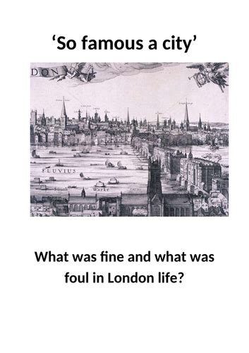 London In The 1600s Teaching Resources