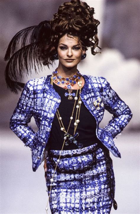 Lelaid “ Linda Evangelista At Chanel Haute Couture Ss 1992 ” Linda