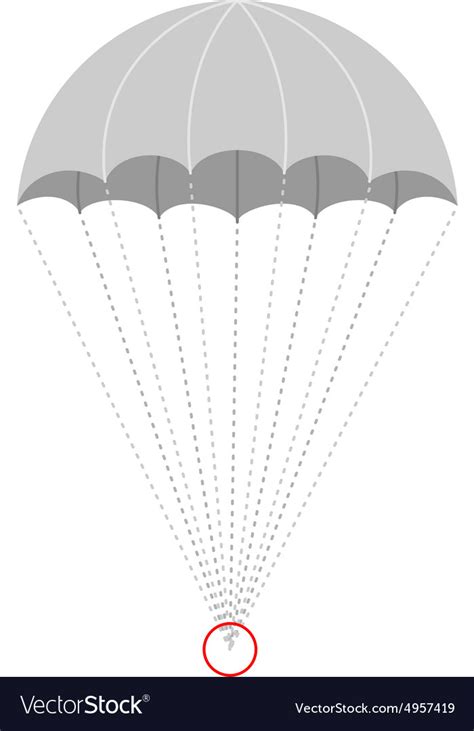 Parachute Royalty Free Vector Image Vectorstock