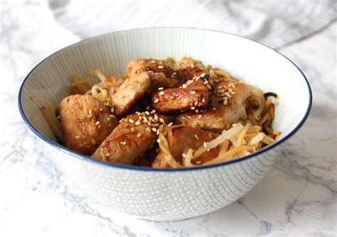 Poulet laqué au miel et sauce soja Vivre Healthy