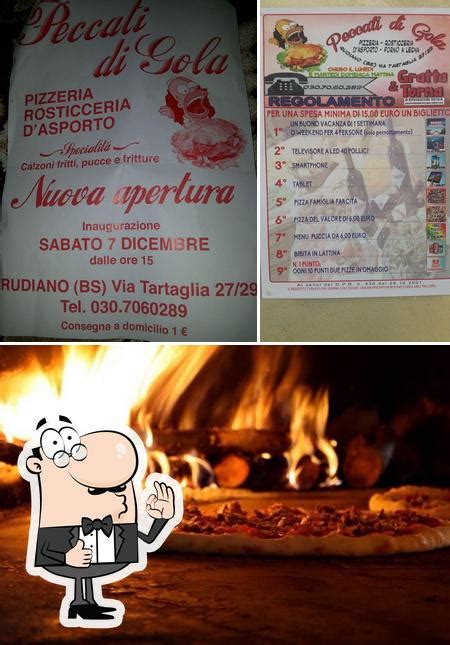 Peccati Di Gola Pizzeria Rudiano Restaurant Reviews