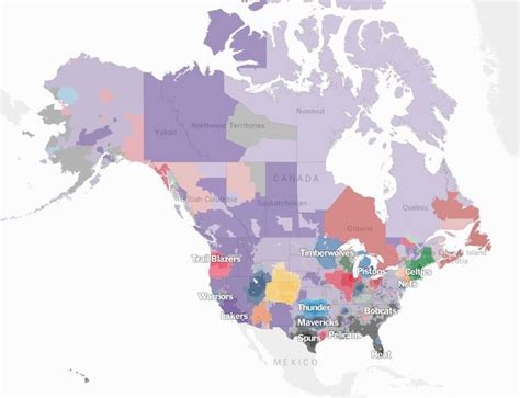 The 5 Most Interesting Findings From This Fascinating Nba Fan Map For