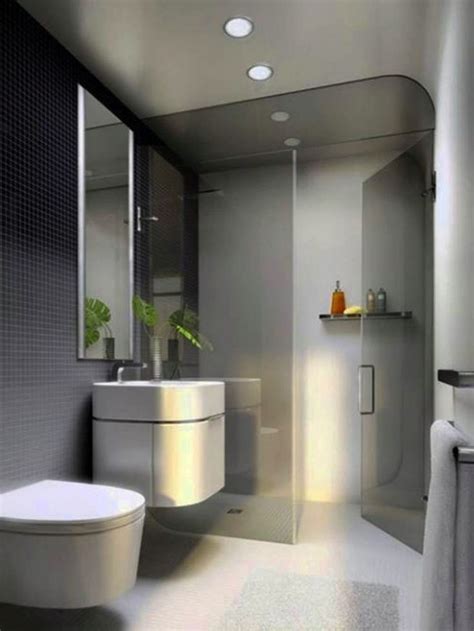 With the help of a few clever fixtures, lightings a bathroom is one of the most important place in our house where we can find comfort and serenity. Modern Bathroom Designs For Small Bathrooms | Desain ...