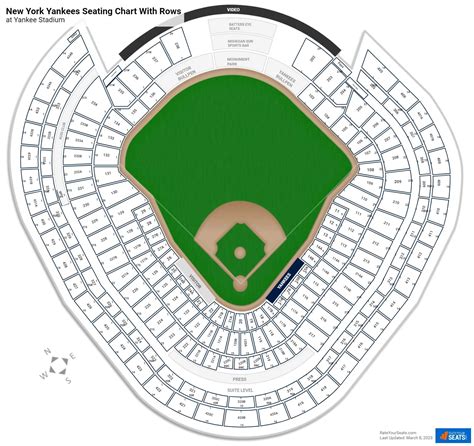 Seating Chart For Yankee Stadium