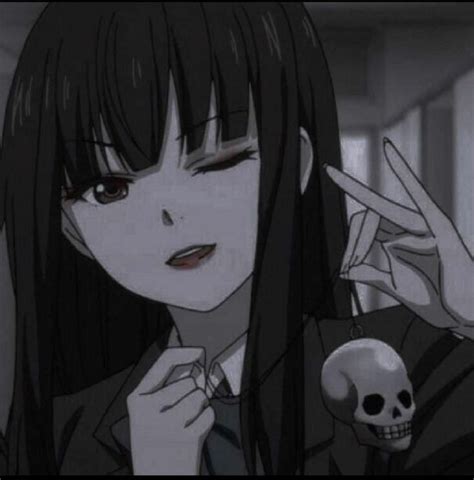 Pfp Gothic Anime Dark Anime Girl Aesthetic Icon Unsplassh