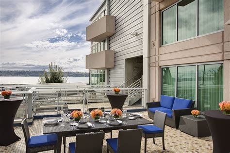 Seattle Marriott Waterfront Red Willow Conference Suite Outdoor Patio