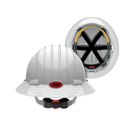 Evolution Deluxe 6161 Full Brim Hard Hat W Wheel Ratchet 280 Ev6161