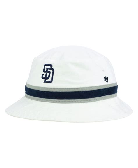 47 Brand San Diego Padres Striped Bucket Hat And Reviews Sports Fan