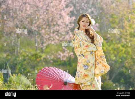 Femme japonaise traditionnelle Banque de photographies et dimages à