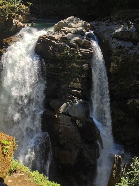 Nooksack Falls At The Base Of Mt Baker And Shukson Nooksack