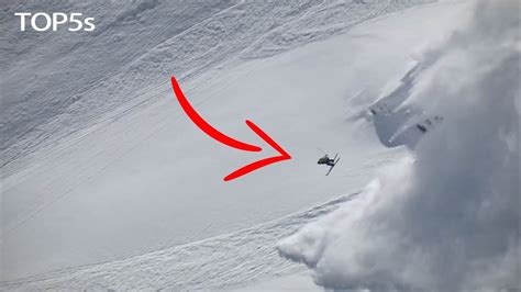 5 Enormous And Life Threatening Avalanches Caught On Camera Youtube