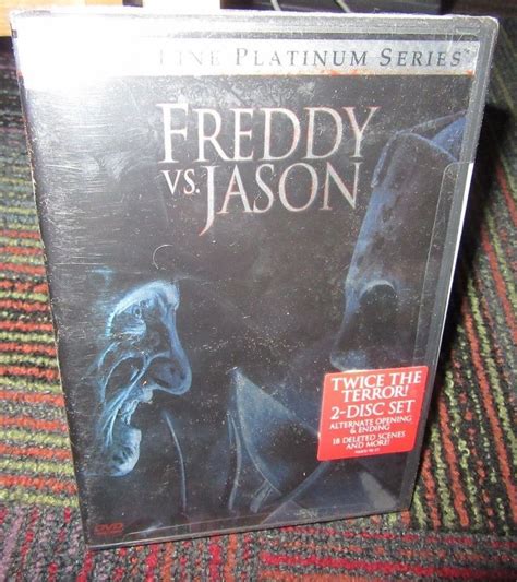 Freddy Vs Jason 2 Disc Dvd Movie Set Platinum Series Twice The