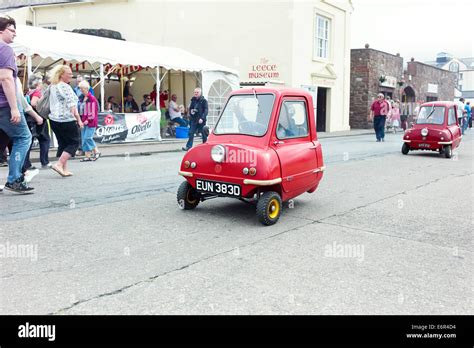 The P50 The Smallest Production Car In The World Driving In Peel Isle