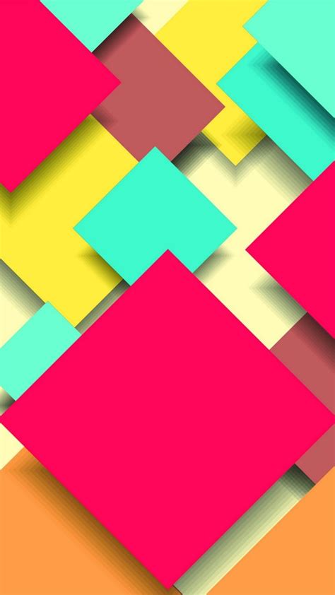 Abstract Colorful Square Overlap Iphone 6 Wallpaper Download Iphone